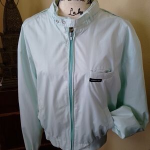 Mint Green Jacket with Zipper Detail